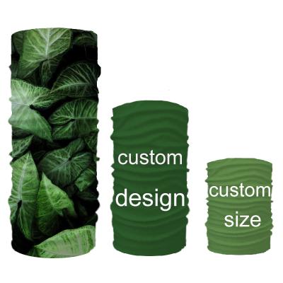 China Wholesale Cheap Fabric Seamless Floral Custom Seamless Your Logo Tube Headwear Bandana Neck Cuff Thick Leathers for sale