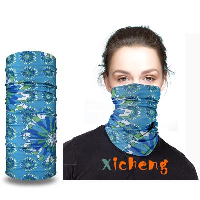 China Outdoor Activities Custom Printed Seamless Neck Scarf Tube Warmer Bandana for sale