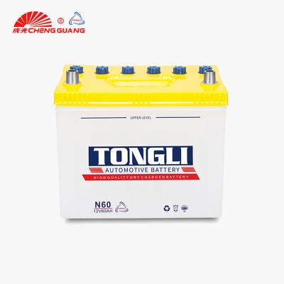 China Car Engine Starting 12V dry charge indonesia korea dry car battery 50AH N50 for sale