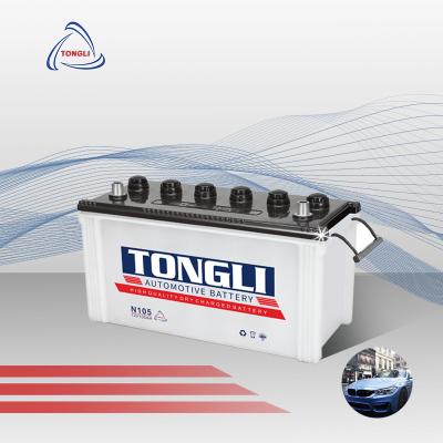 China 12v 150AH OEM Car Battery N150 Japanese Standard Dry Charged Auto Korean Technology Car Battery 504*219*211*231mm for sale