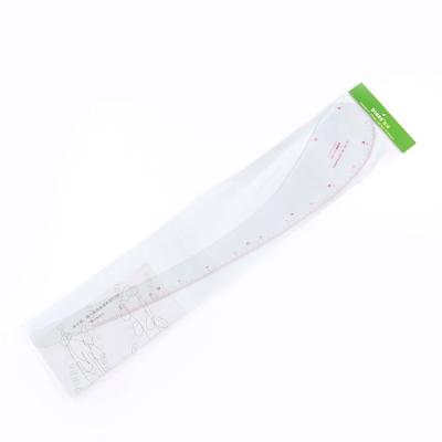 China Fashion Design Ruler Plastic Tailor Metric Line, Manufacturer DIHAN #9260 Hip Ruler 60cm Model Making French Curve Ruler Model, Working for sale