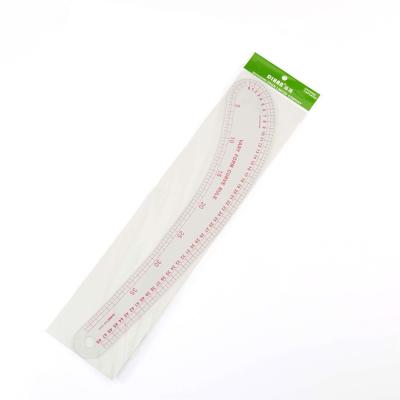 China Fashion Design Ruler Plastic Tailor Metric Line, Manufacturer DIHAN #9248 Hip Ruler 48cm Model Making French Curve Ruler Model, Working for sale