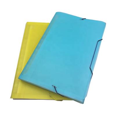 China Pp Wholesale Expanding Organizer FC Plastic Meeting Carry File Document Bag Multilayer Organ Office Supplies Paper File Folder for sale