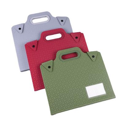 China Office School Stationery Wholesale 7 Size Pocket Folder Office Supplies Expanding Zipper Folder A4 for sale