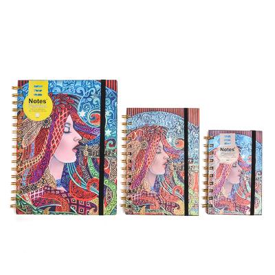 China 2022 Printed Spiral Custom A5 Hardcover Book Life Spiral Notebook Diary Notebook Planner Printing Kids Diary Notebook for sale