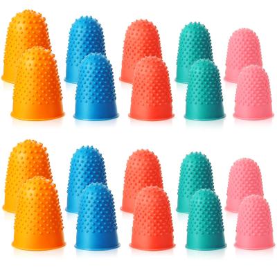 China Custom Silicone Fingertip Protector Rubber Pencil Grip Wholesale Rubber Grips for sale