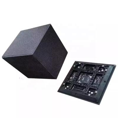 China Indoor Outdoor Commercial LED Display Led Screen Cube With Wifi Controlled for sale