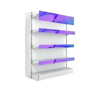 China Supermarket Retail Commercial Shelf Led Display Slim LED Advertising Screen 3840Hz for sale