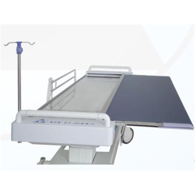 Китай New Model upholstered Patient transfer emergency ambulance stretcher bed for hospital продается