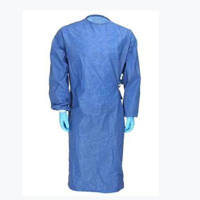 China Thickened disposable pp non-woven surgical gown for sale