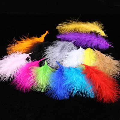 China Handcraft feather the direct wholesale colorful variety full velvet feathers turkey feather diy velvet feather garment accessories for sale