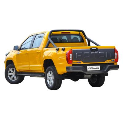 Cina 4x4 Used Electric Pickup Trucks 5 Sedile Giallo Con Sistema di Direzione EPS in vendita