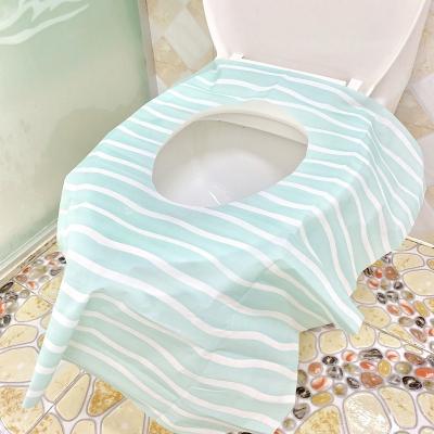 China Disposable Washroom Toilet Mat Seat Covers Paper Disposable 10 Pcs Bag Set OEM Picture Packing Cushion for sale