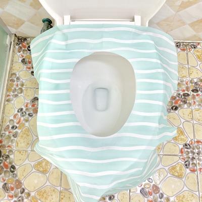 China Customized High Quality Disposable Printing Nonwoven Fabric Disposable Hygienic Toilet Seat Cover for sale