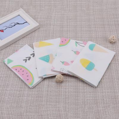 China Disposable Waterproof Non-Woven Portable Foldable Diaper Printing Non-Woven Printing Changing Pad Baby Pad for Baby for sale