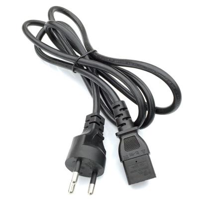 China Home Appliance 2m TIS Black Thai AC Power Cord With IEC 320 C13 HO5VV-F 3x0.75mm2 for sale