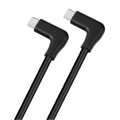 China Gen 2 Right Angle Type C Cable 10Gbps 4K Video And Audio Aluminum Alloy Shell PD100W USB 3.1 For Phone Tablet Laptop for sale