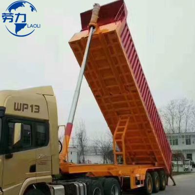 China Hot Sale 25 CBM-50cbm Hydraulic Truck Trailer U-shape Tipper Semi Trailer Dump Truck Trailer for sale