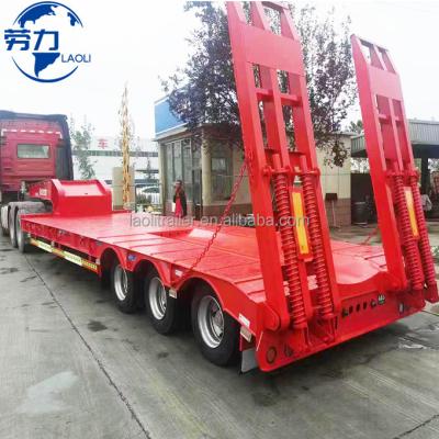 China Truck trailer china hot sale laoli lowboy tractor trailer for excavator heavy duty hauler tipper trailer for sale for sale