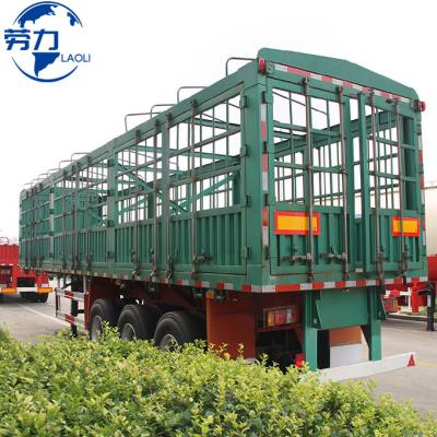 China Truck Trailer widely used cargo trailer tractor towing cargo side wall semi trailer enclosed utility fence trailers for camping for sale