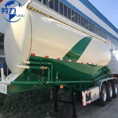 China Dry Bulk Powder Cement 40Ton Philippines powder transporting bulk cement tanker semi trailer  material transport bulker silo carrier bulk for sale