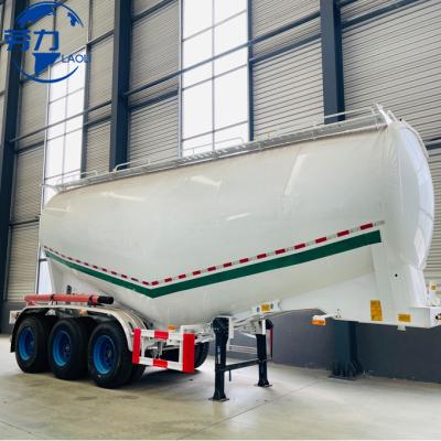 China Dry Bulk Powder Cement 43cbm Bulk Cement silo Tanker Semi-Remorque Transport,Cement Tanker powder semi trailer Trailer For Sale for sale