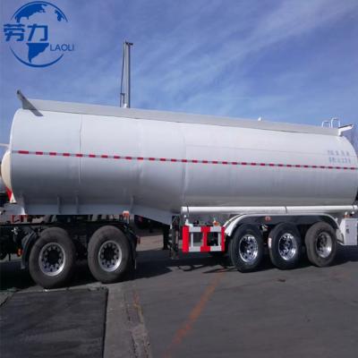 China Truck Trailer 2 Axle 3 Axle Fuel Tanker Semi Trailer With 4 Compartments 43000 Litres Fuel Tanker Semi For Sale for sale