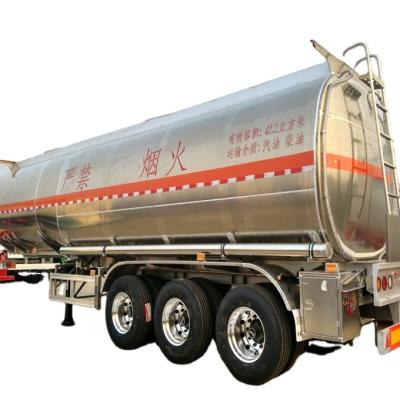 China Truck Trailer 3 axle oil tanker  Semi-Trailer New Fuel Tank Semi Trailer 60cbm With 11.22.5 Semi Trailer Tires for sale