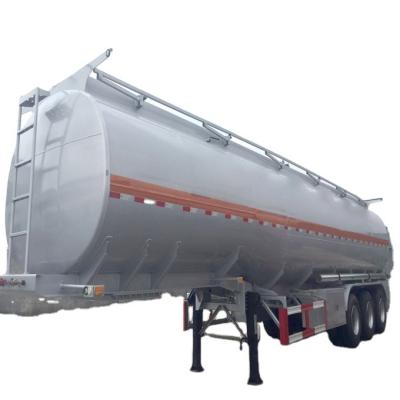 China Truck Trailer Cheap Semi-Trailer 4 Compartments Fuel Tank Semi Trailer 40000 Liters 3 Axle Tank Truck Trailer For Africa market for sale