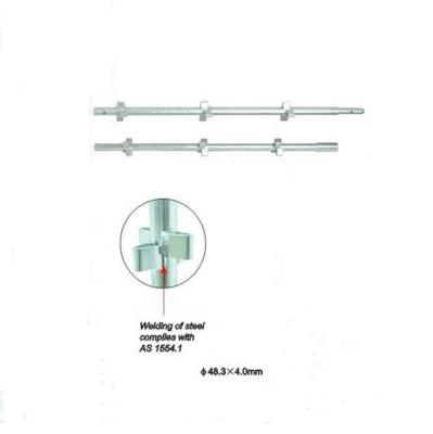 China Kwikstage Modern Steel Adjustable Vertical Standard Modular Kwikstage System Part-Vertical Australian Q345 Standard for sale