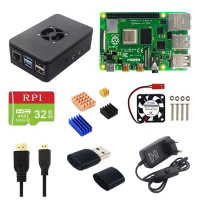 China Offer raspberry pi 4 B 2/4/8GB RAM +Case +Fan +Heatsink +Power raspberry pi model+cable for raspberry pi 4B for sale