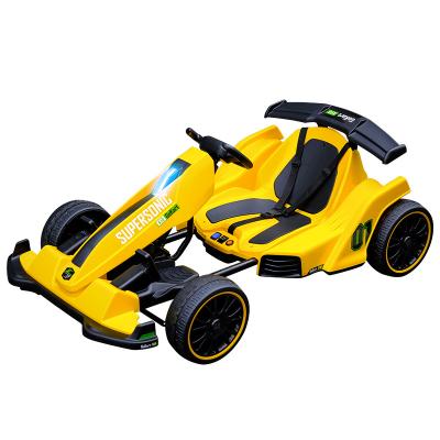 China Ride on Toy Spot Wholesale Children's Toy Car Electric Children's Toy Go Kart 12V with Drift Remote Control Car for Adults for sale