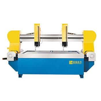 China Hotels Strong Abrasive Hydraulic Double Heads Water Jet Cutting Machining Service for sale