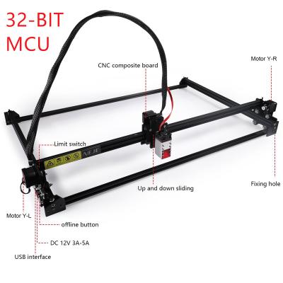 China Air Cooled Lasergravierer NEJE CNC Fiber Cutting Engraving Printer And Plywood Laser Cutter for sale