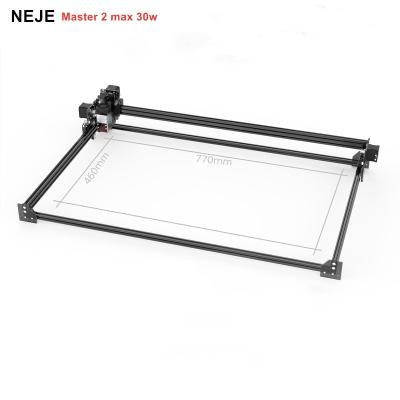 China NEJE Air Cooled Master 2s Laser Engraving Cutting Machine with 32 bit motherboard 30w laser printer cnc router laser engraver max for sale