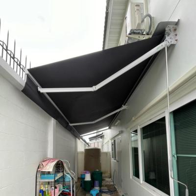 China Commerical Retractable Awning Outdoor Patio Garden Retractable Awning Sun Shade Side Awning for sale