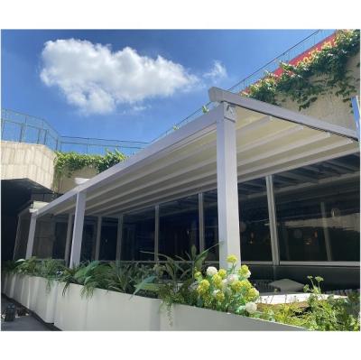 China Outdoor Luxury Sun Proof Water Proof Aluminum Garden Villa Pergola for sale