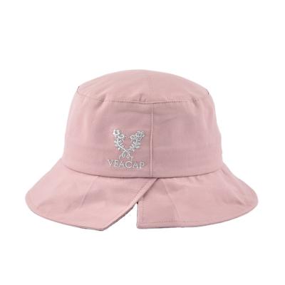 China Hot Selling Fashion Character Color Classic Sun Hat Custom Bucket Hats Cotton Women Fishing Hat for sale