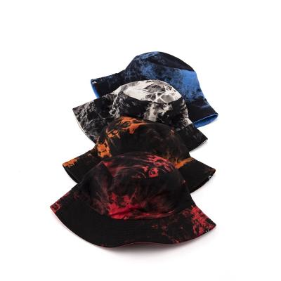 China 2021 Hot Sale Plush Fisherman Hat Outdoor Sun Protection Hats Double Sided UV Printing Fishing Bucket Hat for sale