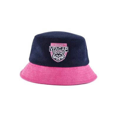 China High Quality Customized Embroidery Logo Designer Image Women Women Men Fishing Hat Corduroy Fisherman Bucket Hats for sale