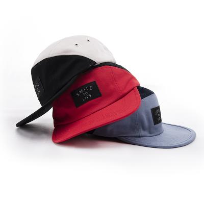 China COMMON Flat Brim 5 Panel Snapback Hats And 5 Panel Snapback Caps for sale