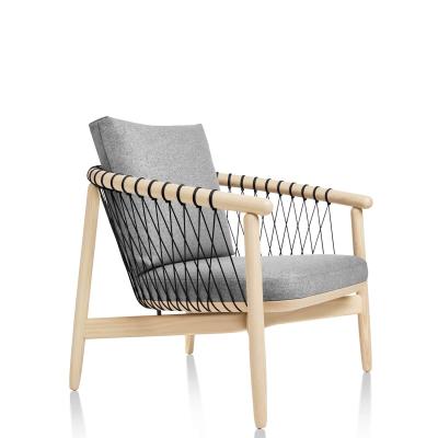 China Weather Outdoor Furniture Garden Rope Chair Deck Armchair Furniture Outdoor Dining Table Garden Dining Chair for sale