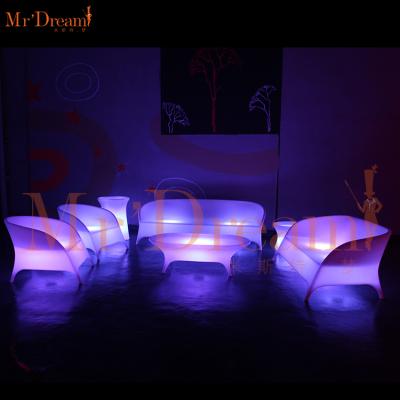 China Mr.Dream China factory outdoor bar weather resistance illuminated led decoration bar lighting furniture for sale