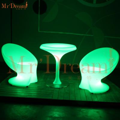 China Factory Directly Supply Waterproof Commercial 16 Color Changing Mr.Dream Events Led Nightclub Stools (Accept Customized) for sale