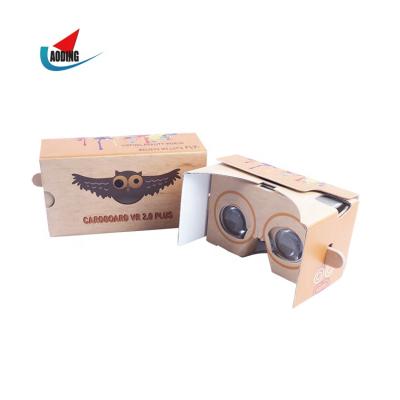 China 3D Movie/3D Games Virtual Reality Cinema 3D Watching Glasses With Glass Google Cardboard VR 2.0+ Adjustable Fit For 6 Inch Cell Phones for sale