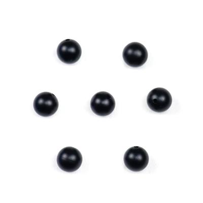 China Auto Parts Custom High Quality Aluminum Ball Anodized Black Solid Metal Balls With Holes Of Various Sizes for sale