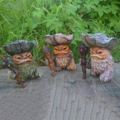 China Hot New Europe Decoration Monster Wizard Troll Portable Gnome For Garden Decoration for sale