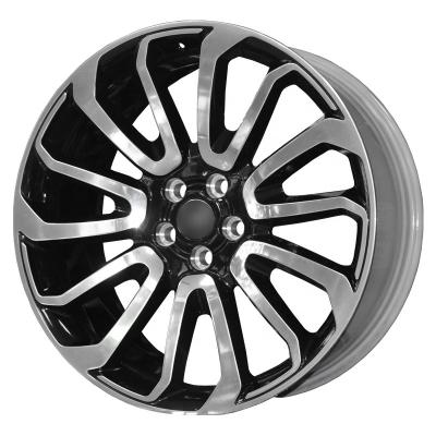 China 6061-T6 1pieces 19inch 5holes 9.5J alloy car 5x108 5x135 rims, forged car wheels 5x120 chrome for sale