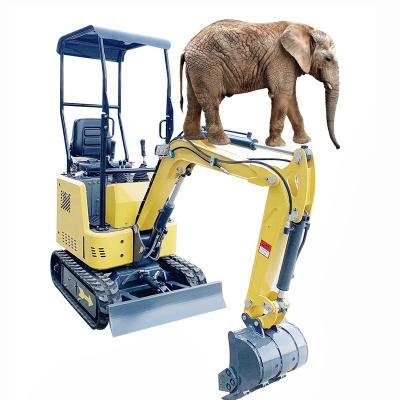 China Hotels Mini Orchard Excavators 1 Ton Support Customized Color Excavator ZM10 for sale