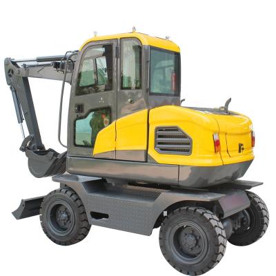 China Source Manufacturer Excavators Earthwork Projects Chain Wheel Excavator Building Material Shops Road Repair JHL85 Shipping for sale